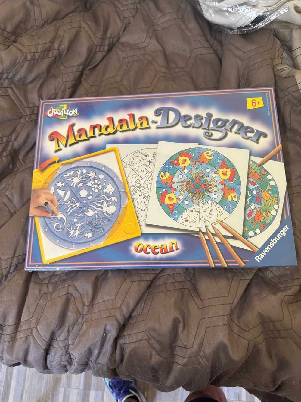 Ravensburger Mandala Designer Ocean Art Set - Blue, Yellow, Red